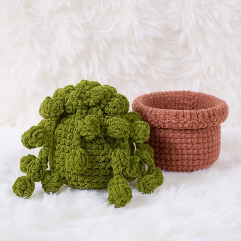 Baby String of Pearls Amigurumi Crochet Pattern - Adorable DIY Potted Plant - Instant Download PDF - Image 3