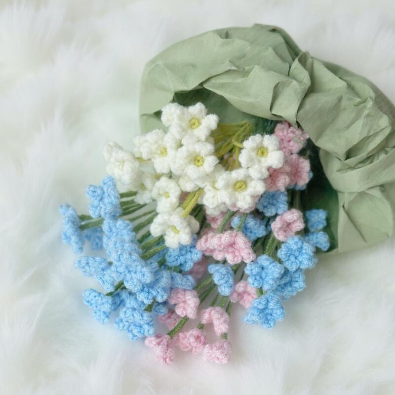 Baby's Breath Flowers Amigurumi Crochet Pattern - Delicate DIY Floral Bouquet - Instant Download PDF - Image 4