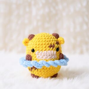 Ballerina Giraffe Amigurumi Crochet Pattern - No-Sew - DIY Stuffed Animal Toy - Instant Download PDF