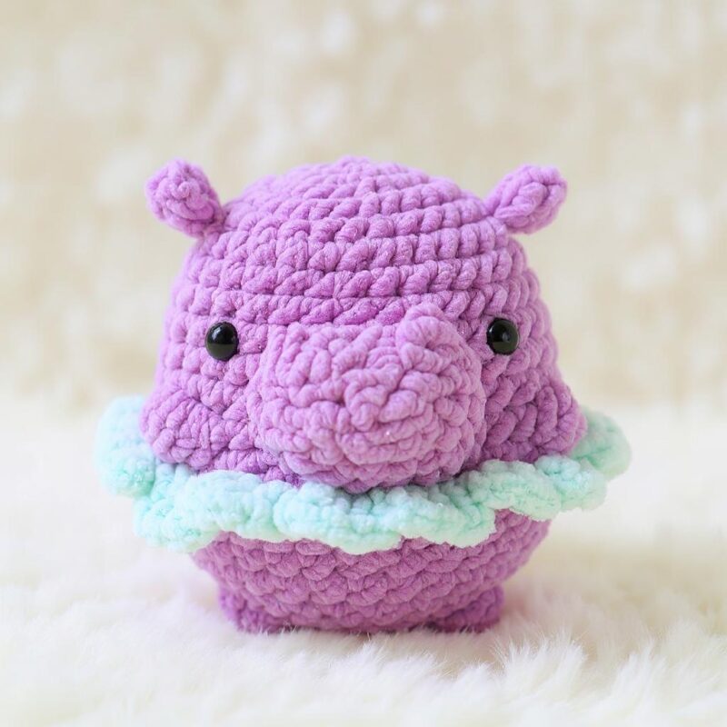 Ballerina Hippo Amigurumi Crochet Pattern - No-Sew DIY Stuffed Animal Toy - Instant Download PDF - Image 2