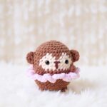 Ballerina Monkey Amigurumi Crochet Pattern - No-Sew DIY Stuffed Animal Toy - Instant Download PDF