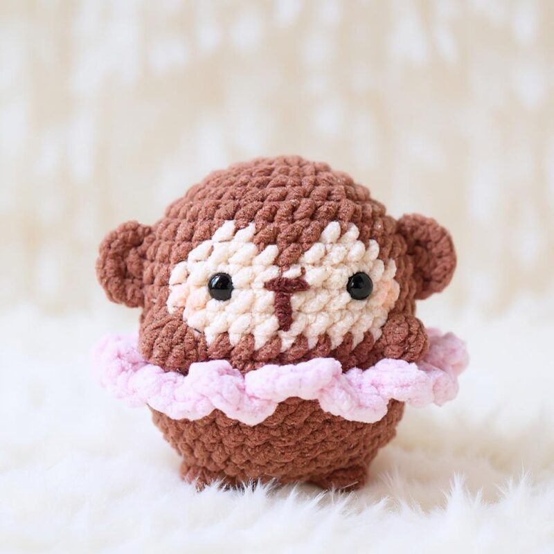 Ballerina Monkey Amigurumi Crochet Pattern - No-Sew DIY Stuffed Animal Toy - Instant Download PDF - Image 2
