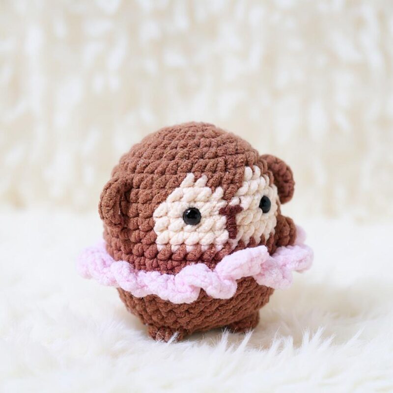 Ballerina Monkey Amigurumi Crochet Pattern - No-Sew DIY Stuffed Animal Toy - Instant Download PDF - Image 3