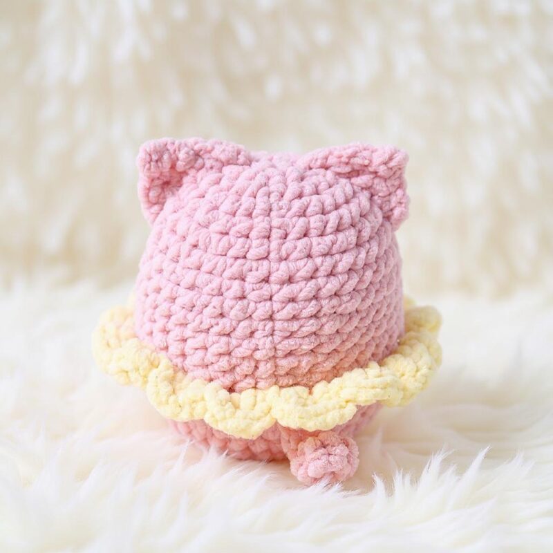 Ballerina Pig Amigurumi Crochet Pattern - Low-Sew - DIY Stuffed Animal Toy - Instant Download PDF - Image 4