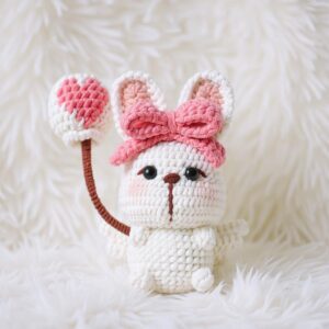 Balloon Bunny Amigurumi Crochet Pattern - Adorable DIY Stuffed Animal Toy - Instant Download PDF