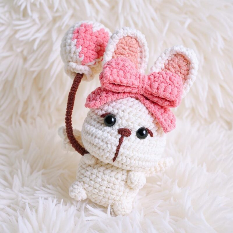 Balloon Bunny Amigurumi Crochet Pattern - Adorable DIY Stuffed Animal Toy - Instant Download PDF - Image 2