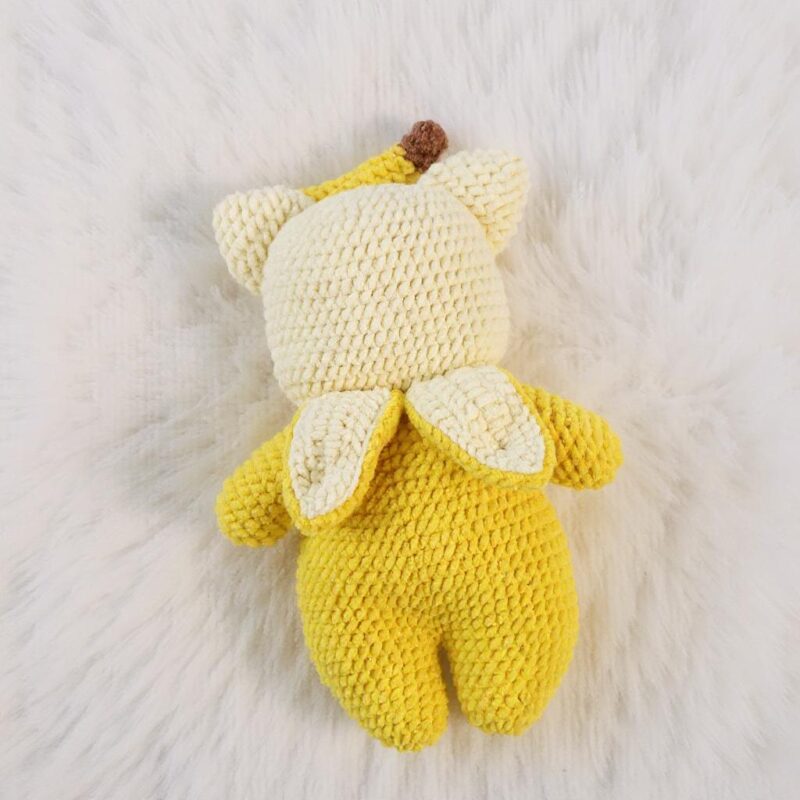 Banana Cat Amigurumi Crochet Pattern - Adorable DIY Stuffed Animal Toy - Instant Download PDF - Image 5