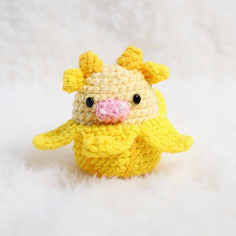Banana Cow Amigurumi Crochet Pattern - Adorable DIY Stuffed Animal Toy - Instant Download PDF - Image 4