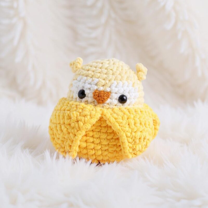 Banana Owl Amigurumi Crochet Pattern - Adorable DIY Stuffed Animal Toy - Instant Download PDF