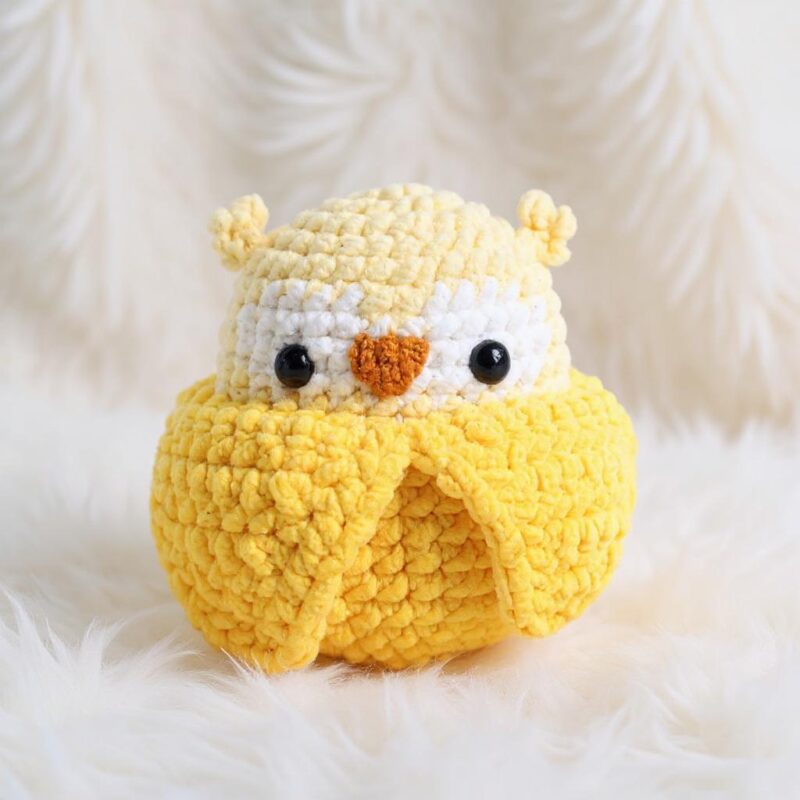 Banana Owl Amigurumi Crochet Pattern - Adorable DIY Stuffed Animal Toy - Instant Download PDF - Image 2