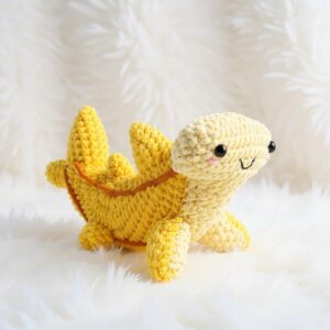 Banana Shark Amigurumi Crochet Pattern - Adorable DIY Stuffed Animal Toy - Instant Download PDF