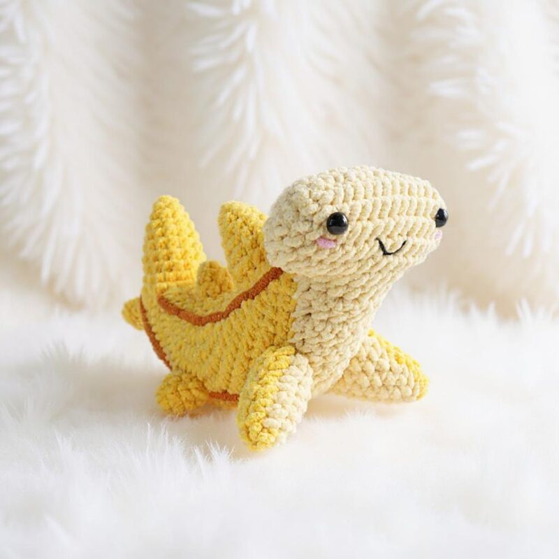 Banana Shark Amigurumi Crochet Pattern - Adorable DIY Stuffed Animal Toy - Instant Download PDF - Image 3