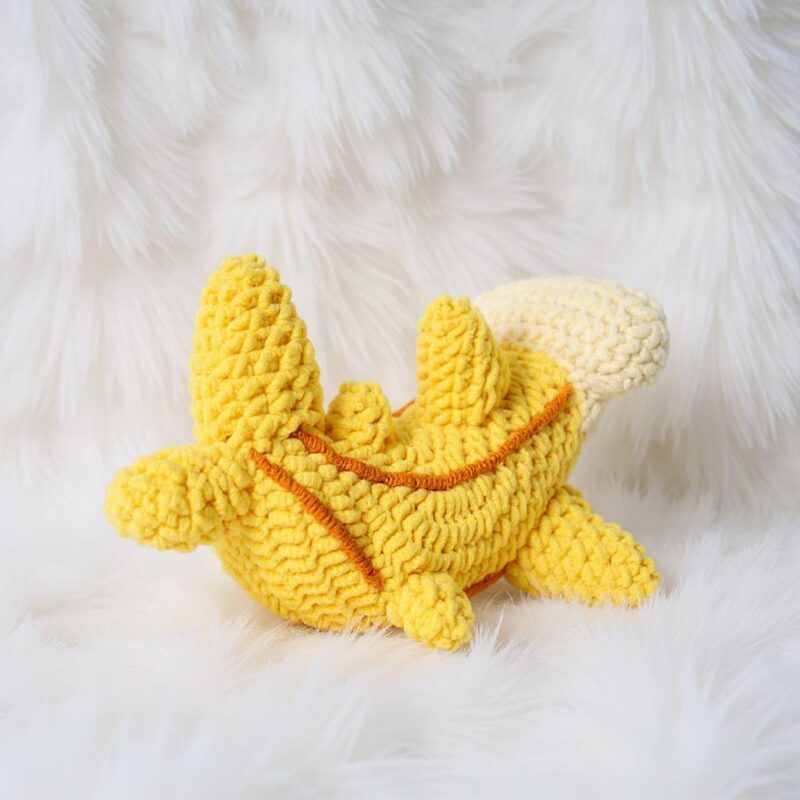 Banana Shark Amigurumi Crochet Pattern - Adorable DIY Stuffed Animal Toy - Instant Download PDF - Image 4