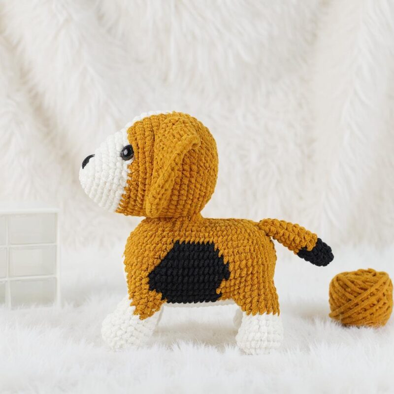 Basset Hound Amigurumi Crochet Pattern - Adorable DIY Stuffed Animal Toy - Instant Download PDF - Image 4