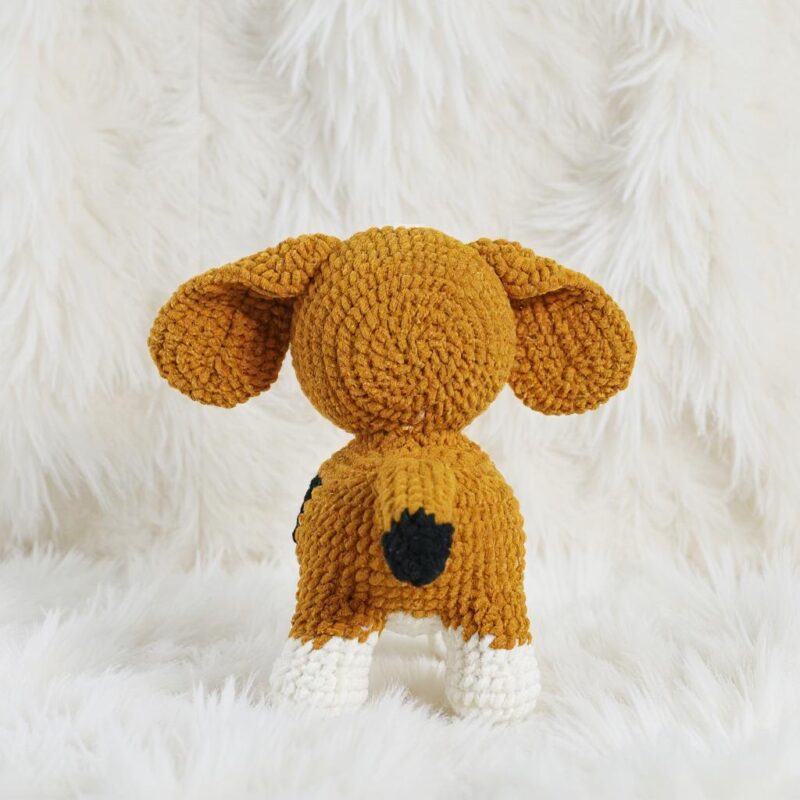 Basset Hound Amigurumi Crochet Pattern - Adorable DIY Stuffed Animal Toy - Instant Download PDF - Image 5