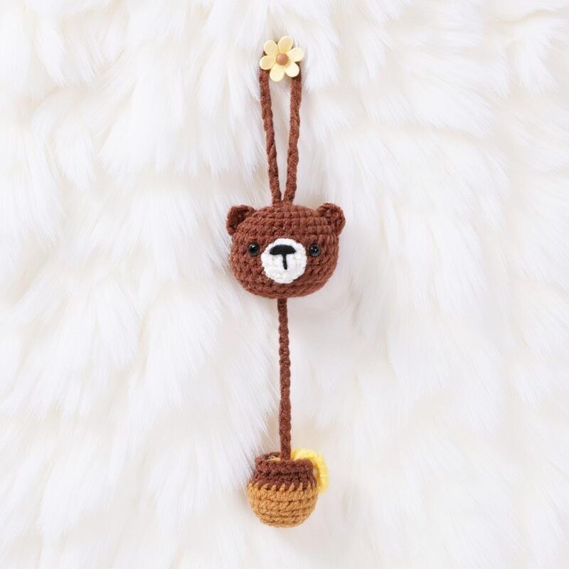 Bear Bookmark Amigurumi Crochet Pattern - Adorable DIY Handmade Bookmark - Instant Download PDF