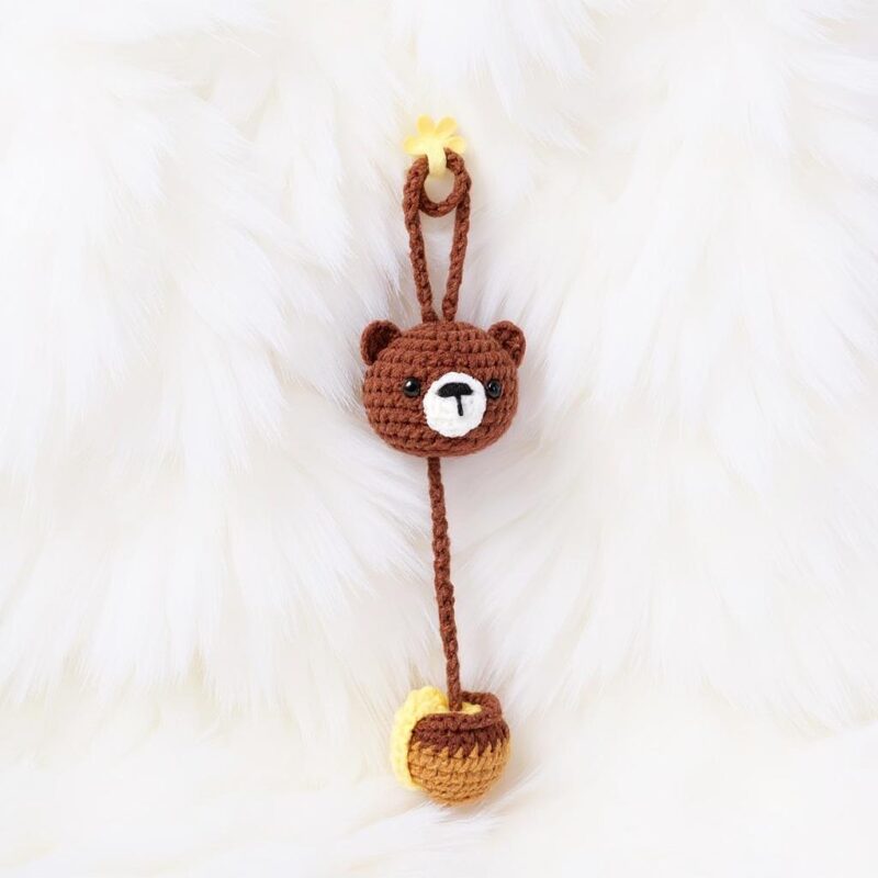 Bear Bookmark Amigurumi Crochet Pattern - Adorable DIY Handmade Bookmark - Instant Download PDF - Image 2