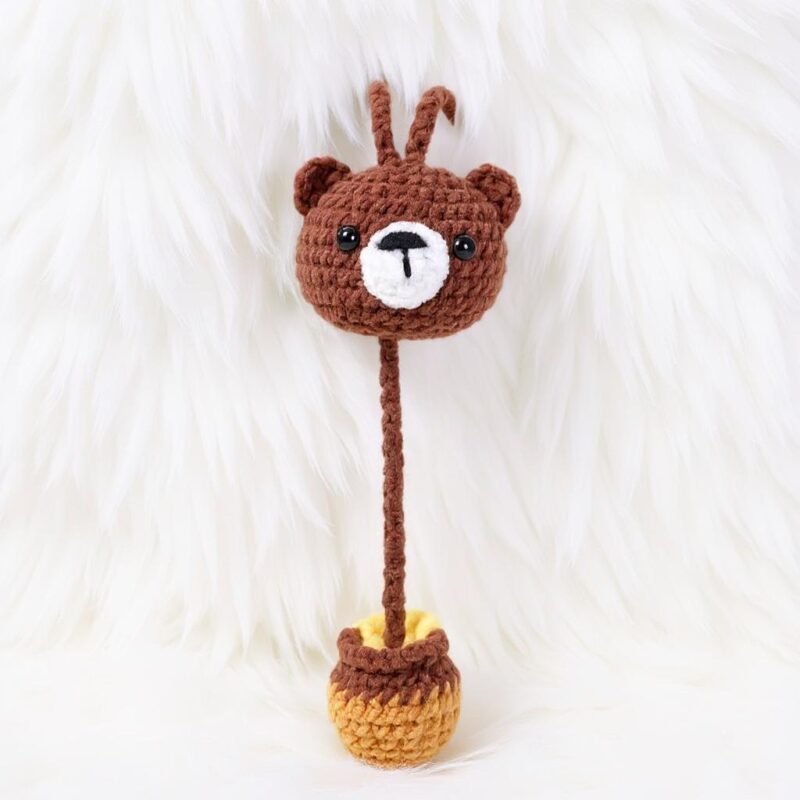 Bear Bookmark Amigurumi Crochet Pattern - Adorable DIY Handmade Bookmark - Instant Download PDF - Image 3