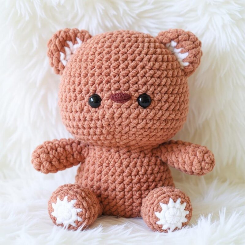Bear Amigurumi Crochet Pattern - Adorable DIY Stuffed Animal Toy - Instant Download PDF - Image 3