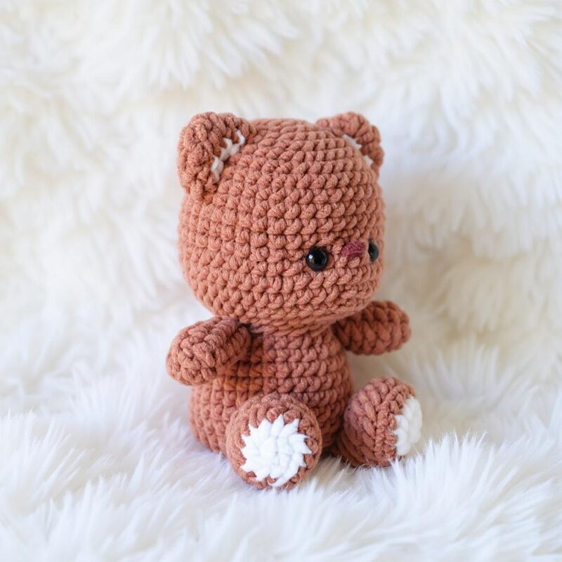 Bear Amigurumi Crochet Pattern - Adorable DIY Stuffed Animal Toy - Instant Download PDF - Image 4