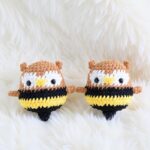 Bee Owl Amigurumi Crochet Pattern - Adorable DIY Stuffed Animal Toy - Instant Download PDF