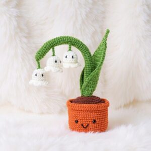 Bell Blossom Pot Amigurumi Crochet Pattern - Charming DIY Potted Plant Decor - Instant Download PDF