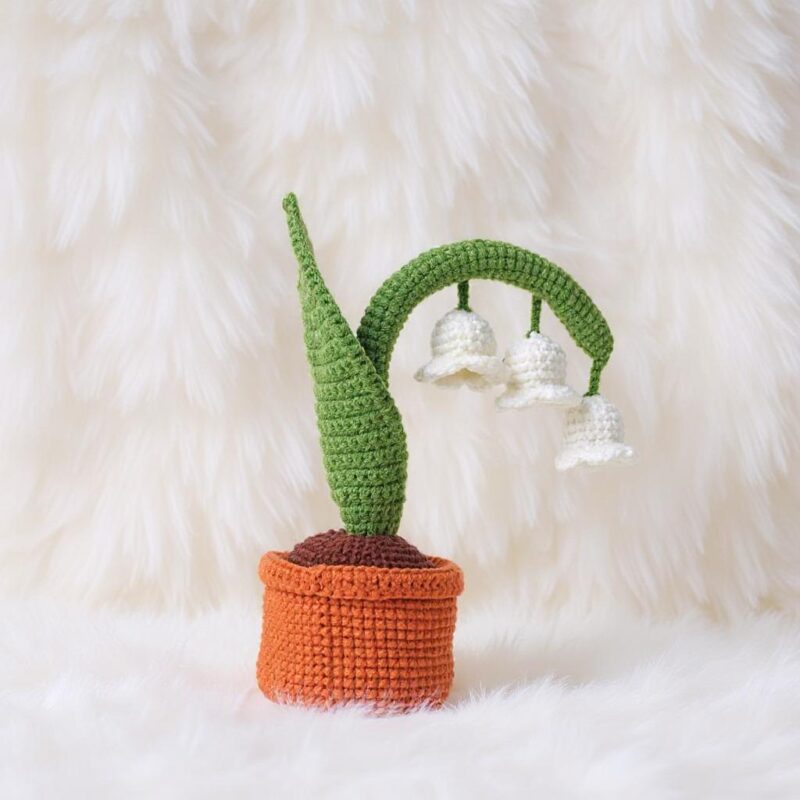 Bell Blossom Pot Amigurumi Crochet Pattern - Charming DIY Potted Plant Decor - Instant Download PDF - Image 5