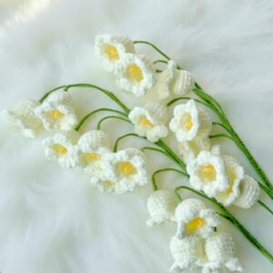 Bell Flower Amigurumi Crochet Pattern - Charming DIY Handmade Flower - Instant Download PDF