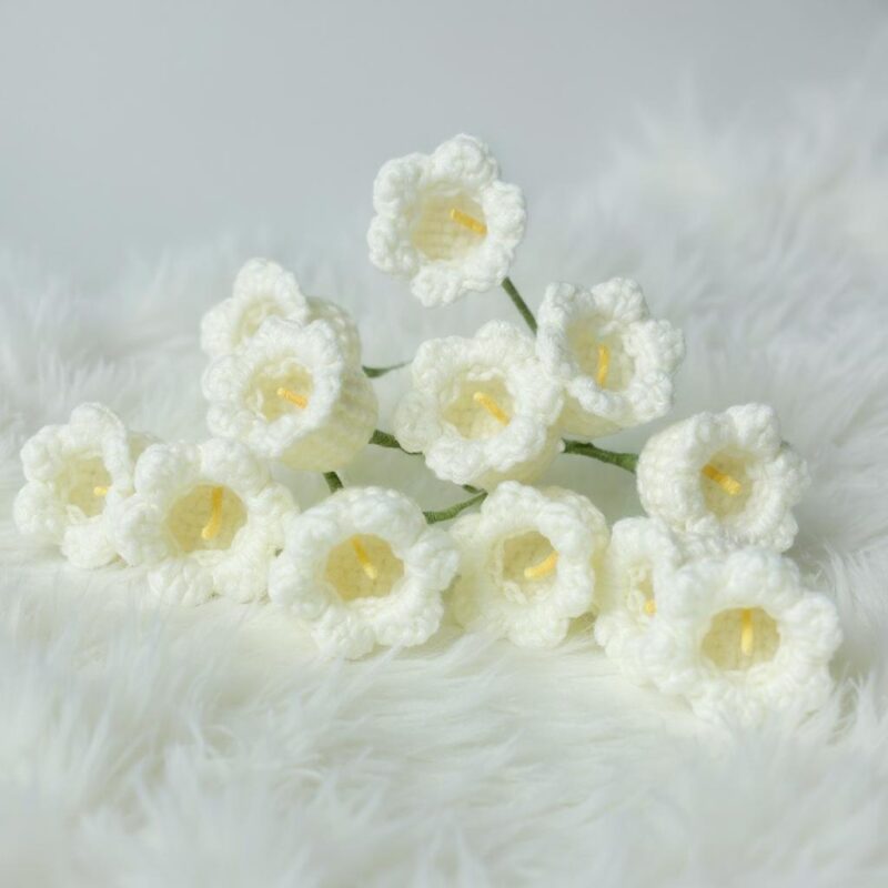 Bell Flower Amigurumi Crochet Pattern - Charming DIY Handmade Flower - Instant Download PDF - Image 3