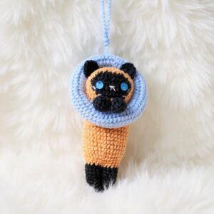 Hanging Black Cat Amigurumi Crochet Pattern - Adorable DIY Stuffed Animal Toy - Instant Download PDF