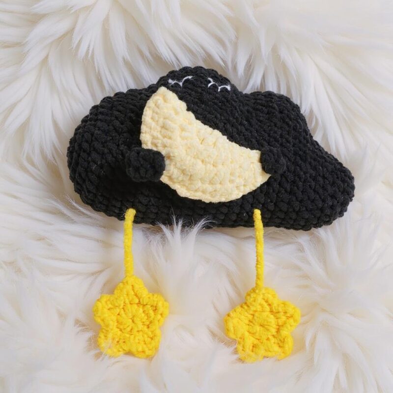 Cloud and Moon Amigurumi Crochet Pattern - Adorable DIY Stuffed Toy - Instant Download PDF