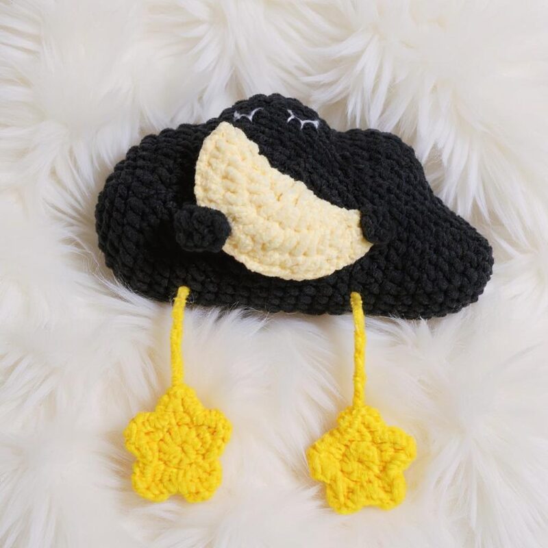 Cloud and Moon Amigurumi Crochet Pattern - Adorable DIY Stuffed Toy - Instant Download PDF - Image 3