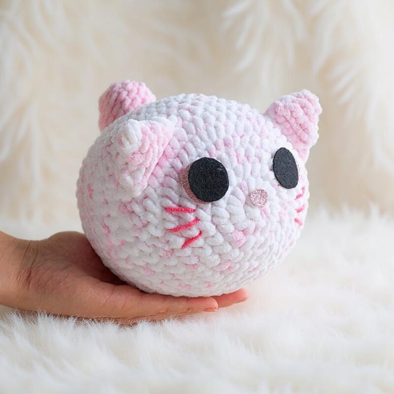 Black Mochi Cat Amigurumi Crochet Pattern - Adorable DIY Stuffed Animal Toy - Instant Download PDF - Image 2