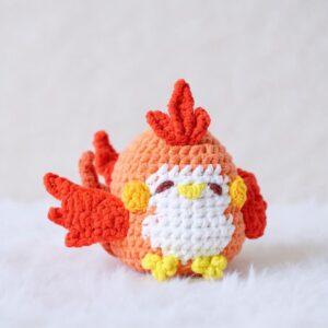 Blazebird Amigurumi Crochet Pattern - Adorable DIY Stuffed Animal Toy - Instant Download PDF
