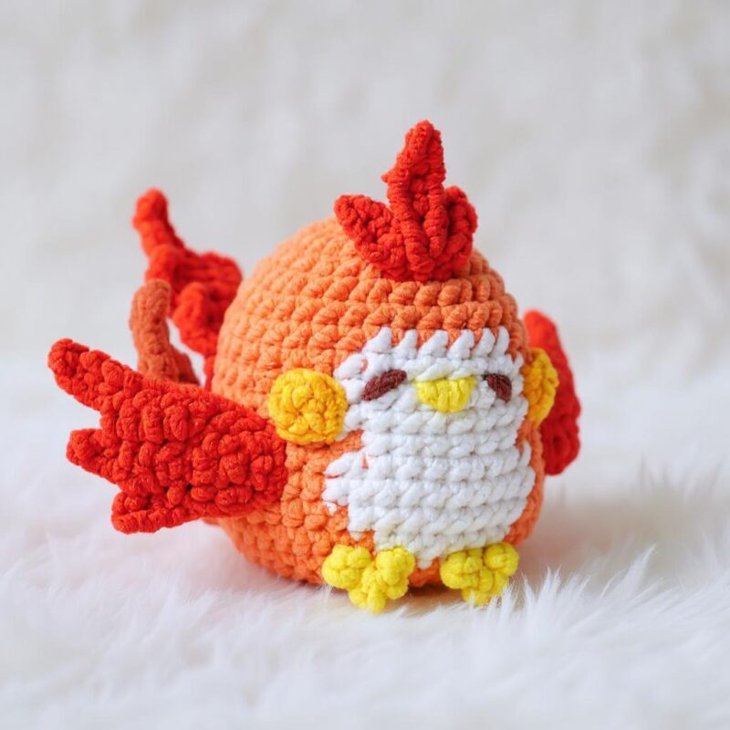 Blazebird Amigurumi Crochet Pattern - Adorable DIY Stuffed Animal Toy - Instant Download PDF - Image 3
