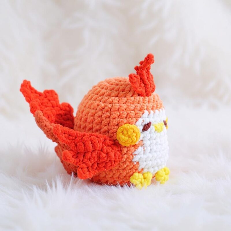 Blazebird Amigurumi Crochet Pattern - Adorable DIY Stuffed Animal Toy - Instant Download PDF - Image 5