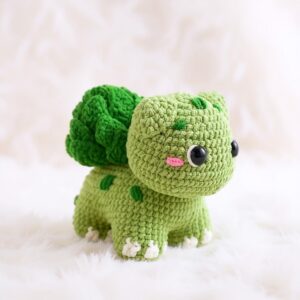 Bloom Artisaur Dinosaur Amigurumi Crochet Pattern - Whimsical DIY Stuffed Animal Toy - Instant Download PDF