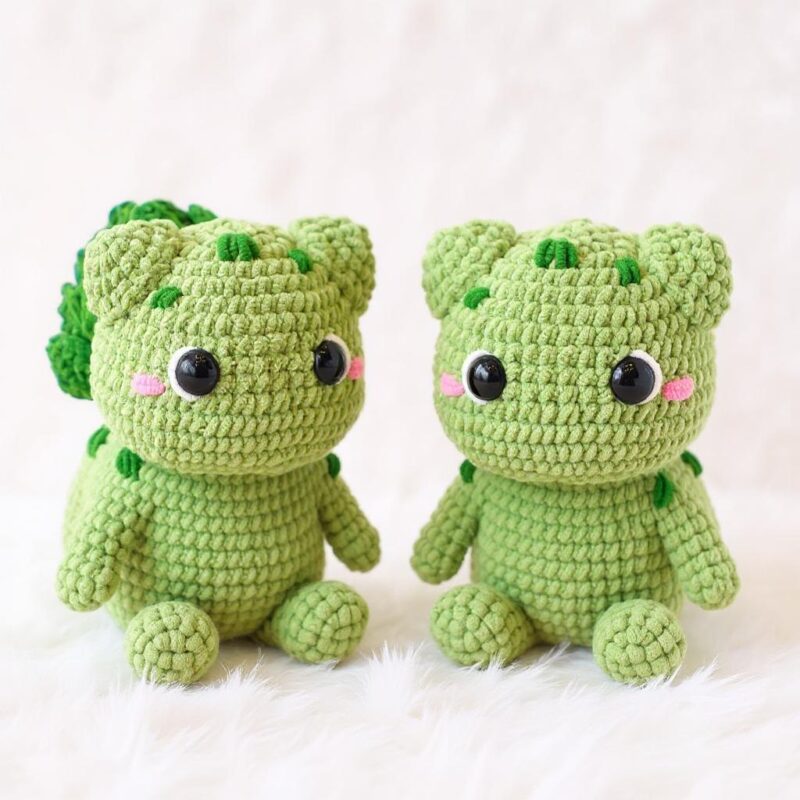 Bloom Artisaur Dinosaur Amigurumi Crochet Pattern - Whimsical DIY Stuffed Animal Toy - Instant Download PDF - Image 3