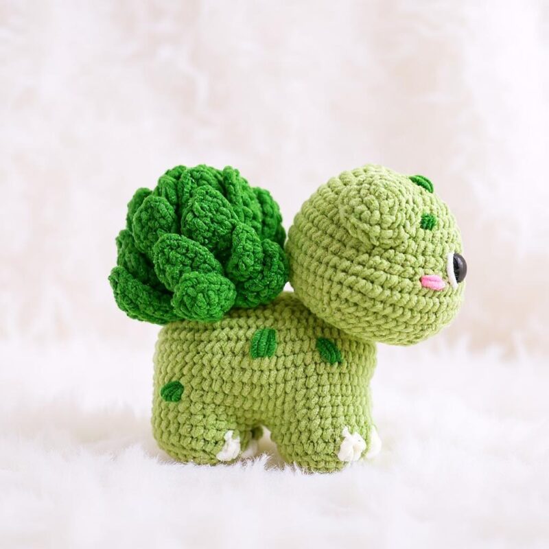 Bloom Artisaur Dinosaur Amigurumi Crochet Pattern - Whimsical DIY Stuffed Animal Toy - Instant Download PDF - Image 5