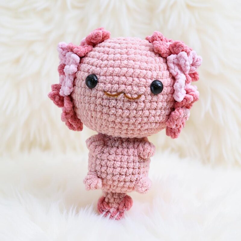 Blooming Axolotls Amigurumi Crochet Pattern Bundle - Adorable DIY Stuffed Animal Toys - Instant Download PDF - Image 5