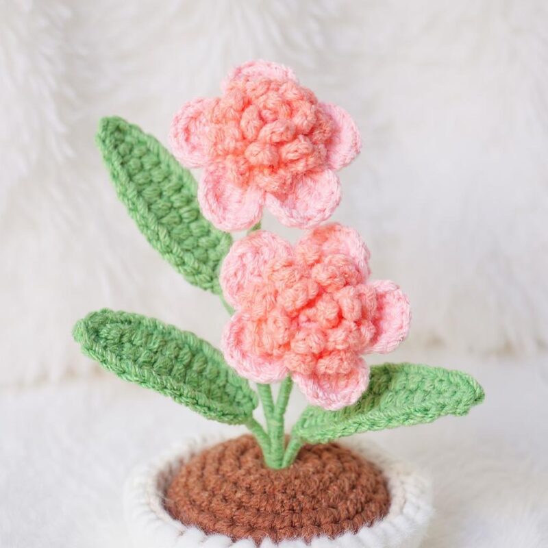 Blooming Flower Pot Amigurumi Crochet Pattern - Charming DIY Plant Decor - Instant Download PDF - Image 4