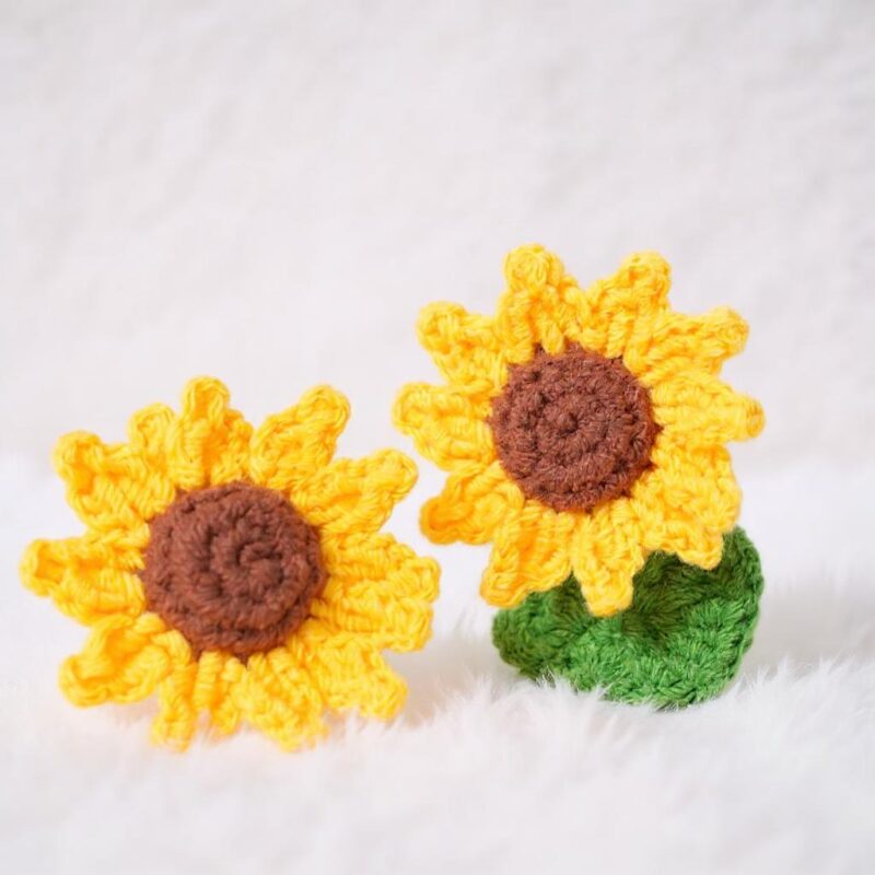 Blooming Sunflower Pot Amigurumi Crochet Pattern - Adorable DIY Potted Plant - Instant Download PDF - Image 5