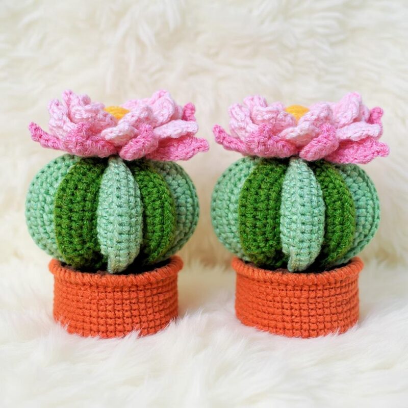 Blossom Cactus Amigurumi Crochet Pattern - Cute DIY Potted Plant Decor - Instant Download PDF - Image 5