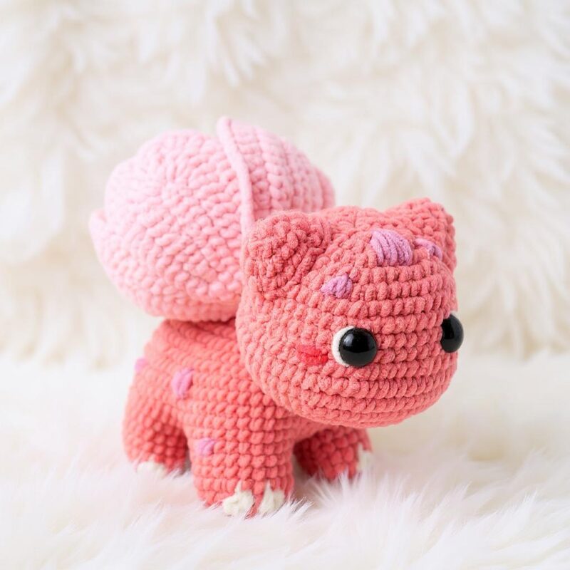 Blossom Cherrysaur Amigurumi Crochet Pattern - Adorable DIY Stuffed Dinosaur Toy - Instant Download PDF - Image 2