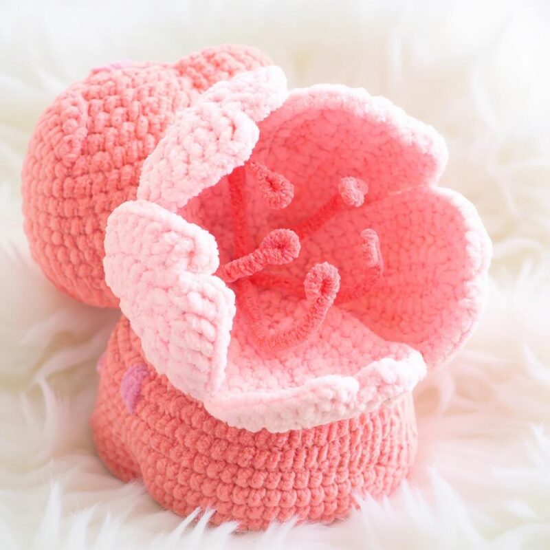 Blossom Cherrysaur Amigurumi Crochet Pattern - Adorable DIY Stuffed Dinosaur Toy - Instant Download PDF - Image 4
