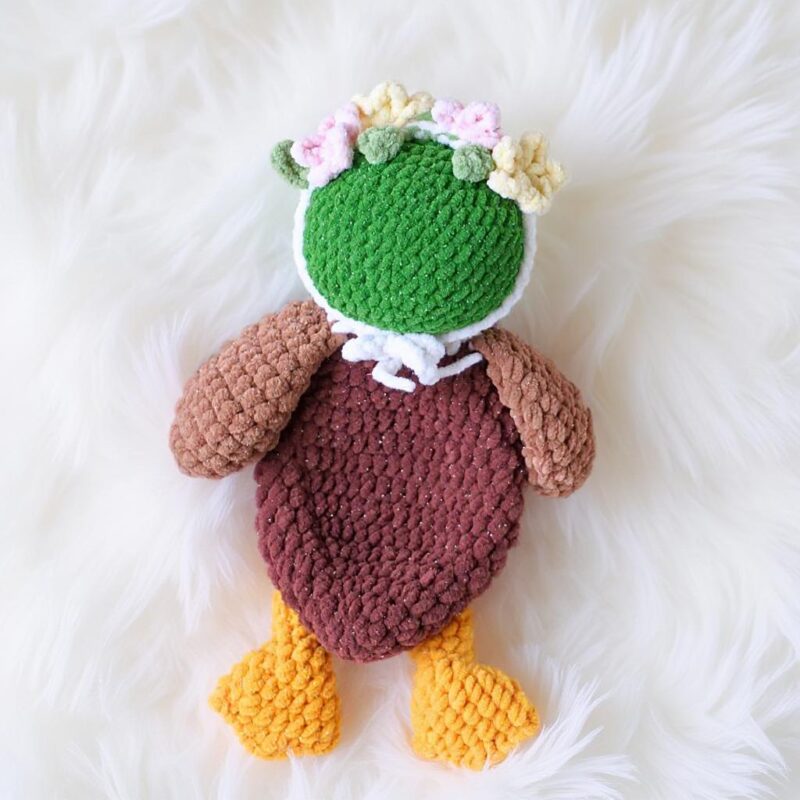Blossom Duck Comforter Amigurumi Crochet Pattern - Adorable DIY Baby Lovey - Instant Download PDF - Image 5