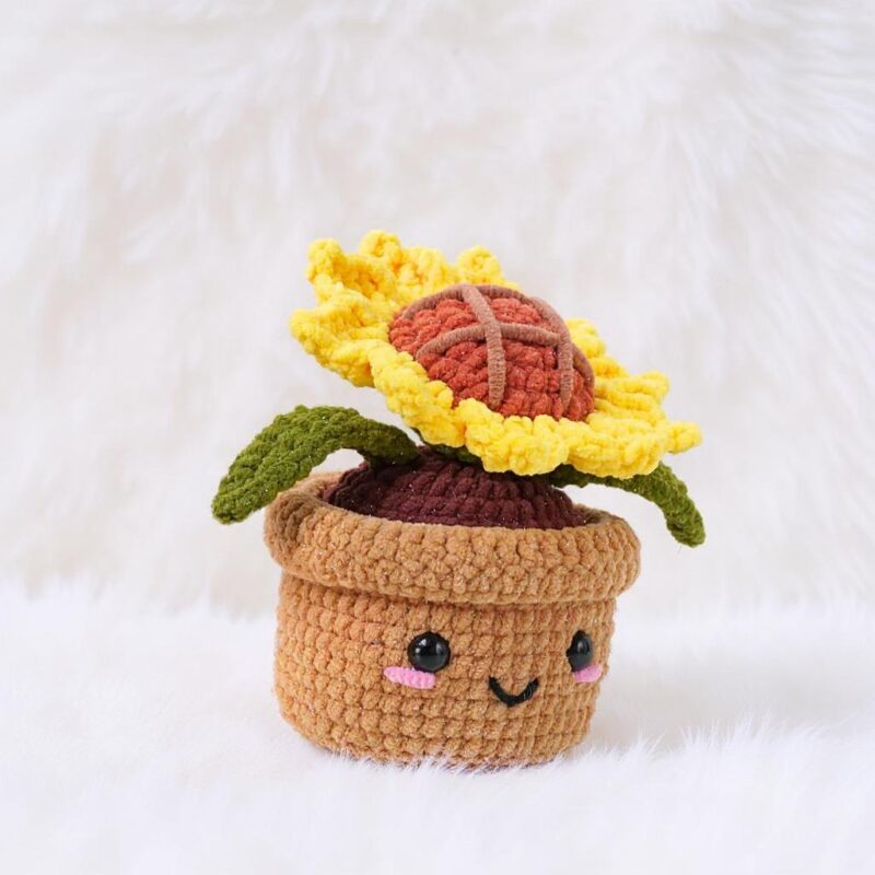 Flower Bouquet Amigurumi Crochet Pattern - Whimsical DIY Floral Decor - Instant Download PDF - Image 2