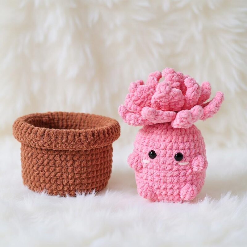 Blossom Bunny Amigurumi Crochet Pattern - Adorable No-Sew - DIY Stuffed Animal Toy - Instant Download PDF - Image 5