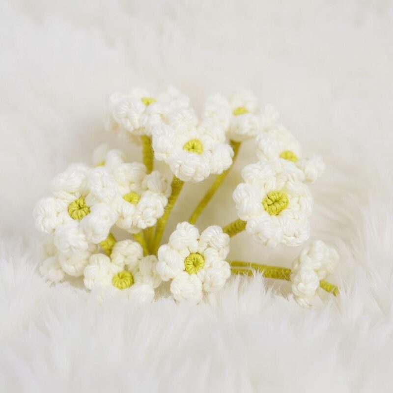 Flower Bouquet Amigurumi Crochet Pattern - Elegant DIY Handmade Decor - Instant Download PDF - Image 5