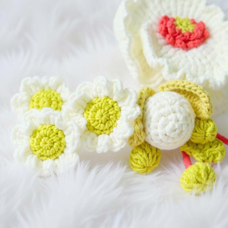 Flower Bouquet Amigurumi Crochet Pattern - Elegant DIY Handmade Decor - Instant Download PDF - Image 9